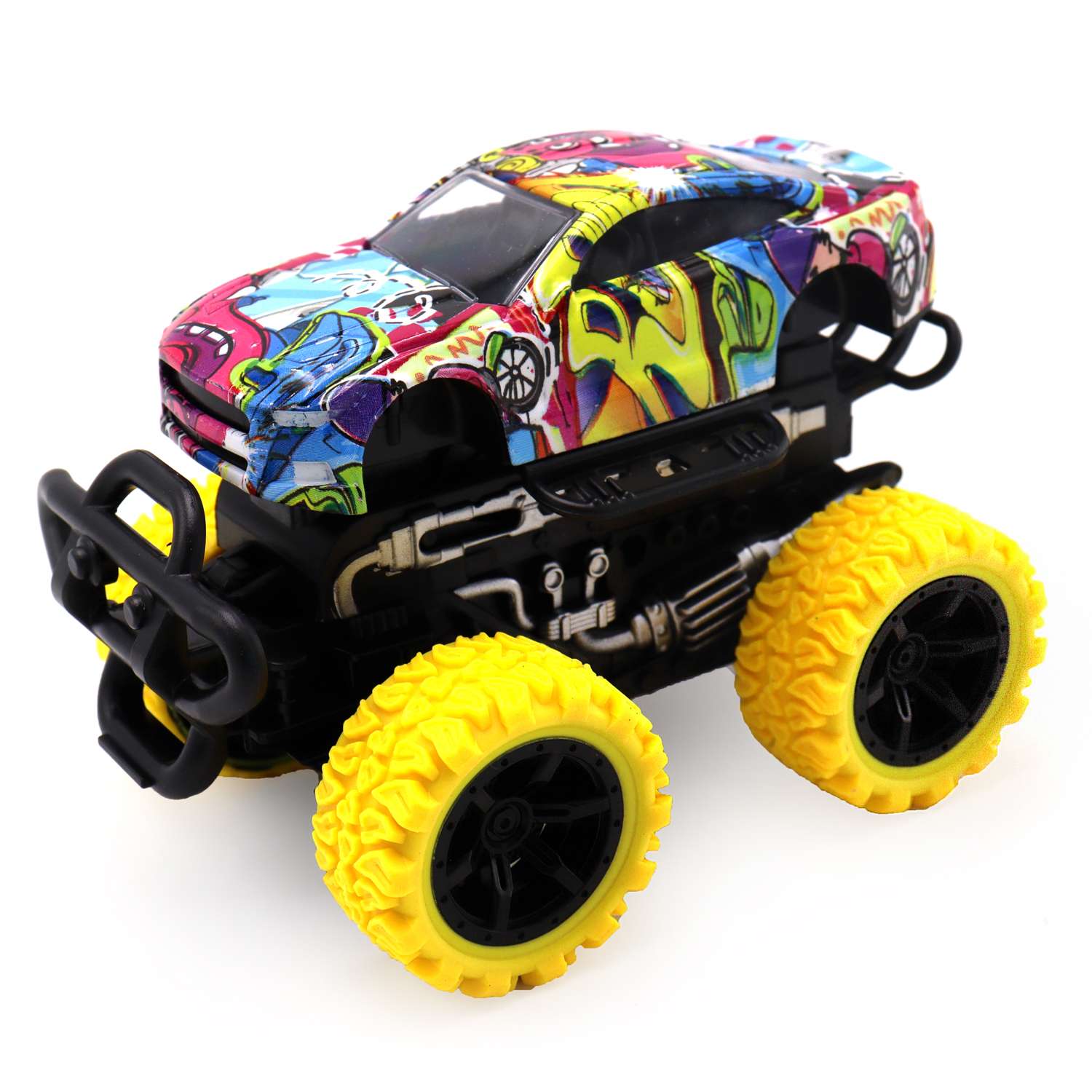 Машинка Funky Toys с желтыми колесами FT8488-3 FT8488-3 - фото 1