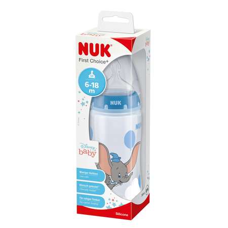 Бутылочка Nuk First Choice Plus Дисней Дамбо 300мл