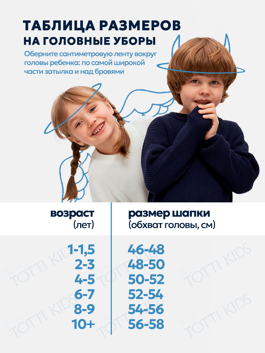 Шапка Kotik 10891_Чёрный - фото 5