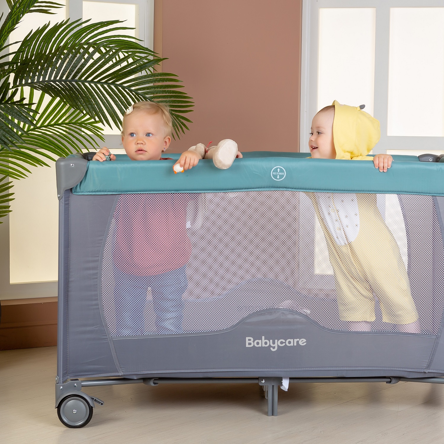 Манеж BabyCare Arena Коричневый P612-1800_ коричневый - фото 7