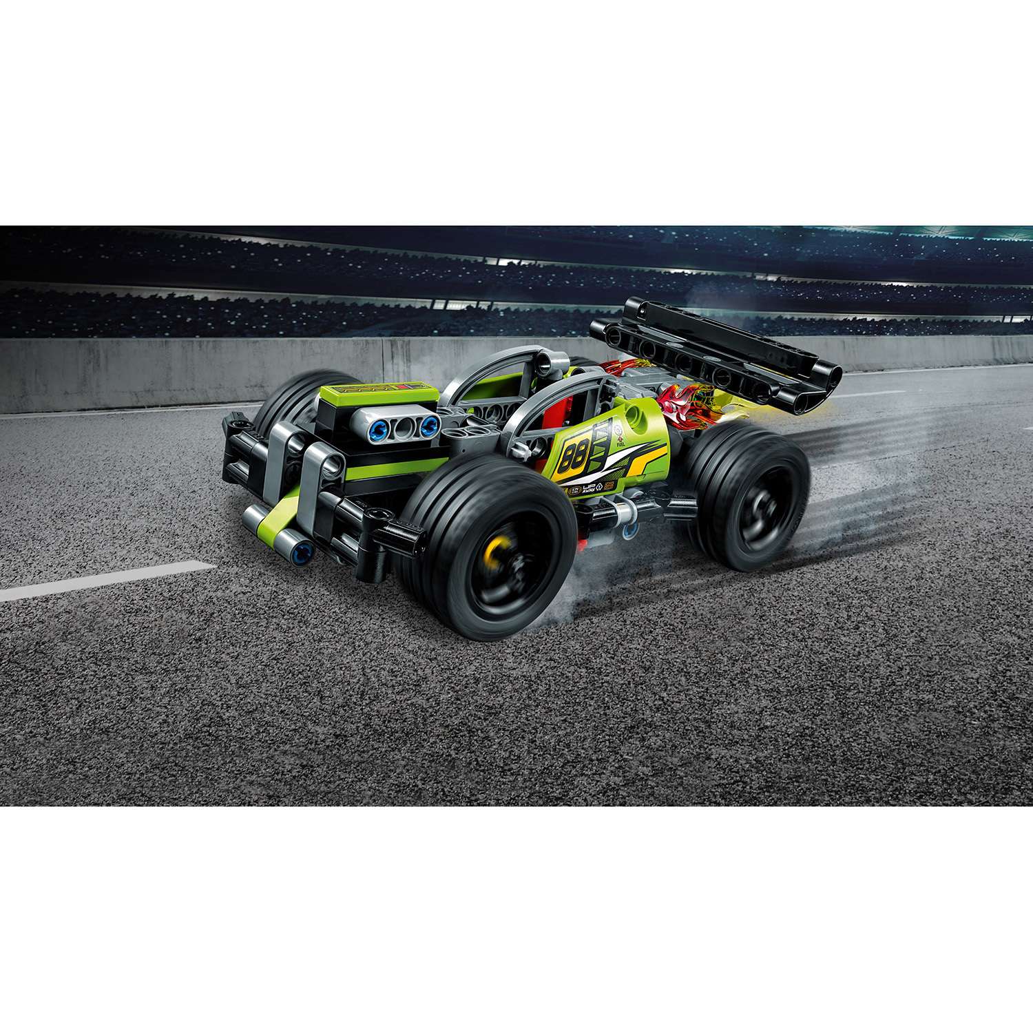 Конструктор LEGO Зеленый гоночный автомобиль Technic (42072) - фото 12