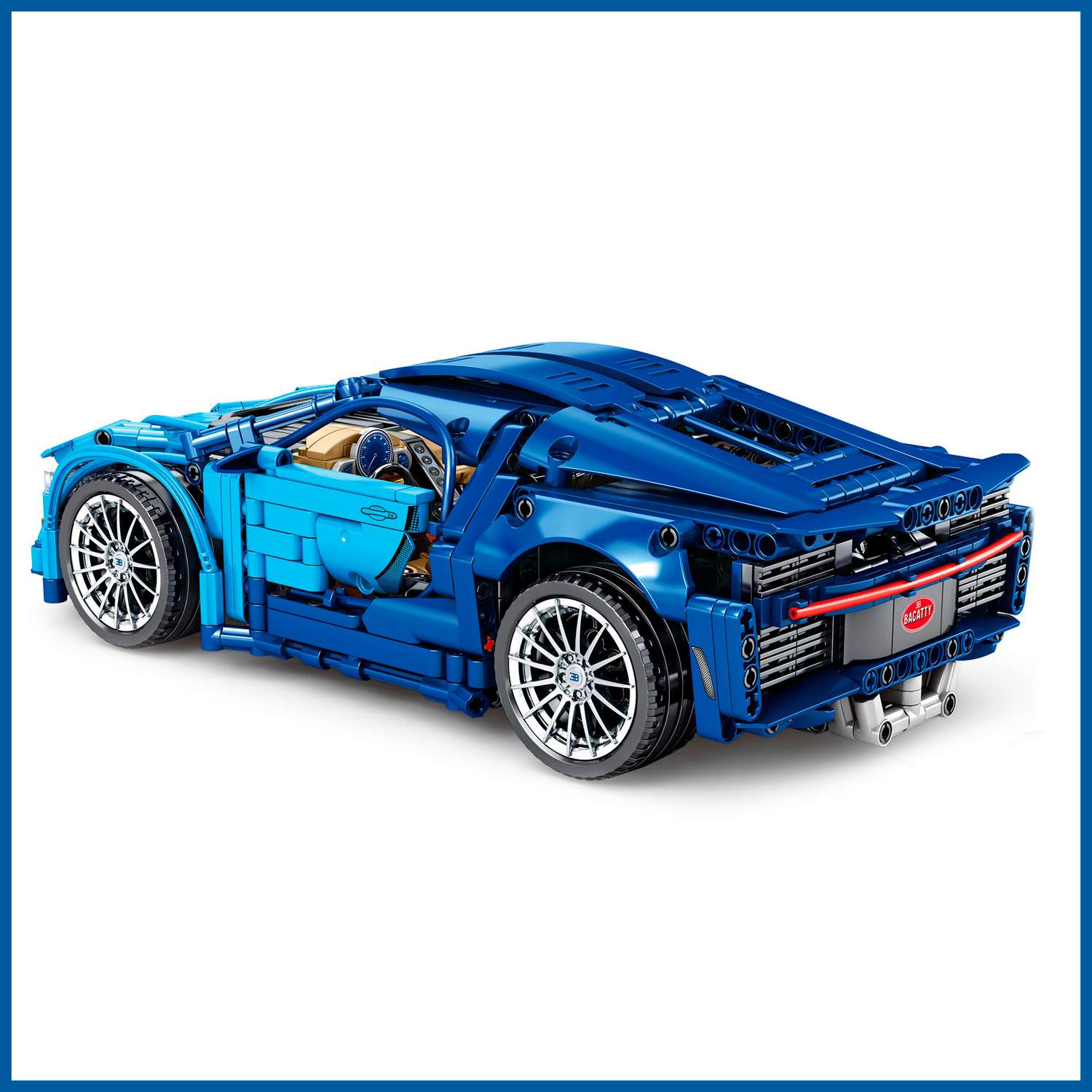 Игрушка LX Конструктор Техник Bugatti Chiron 1355 деталей - фото 4
