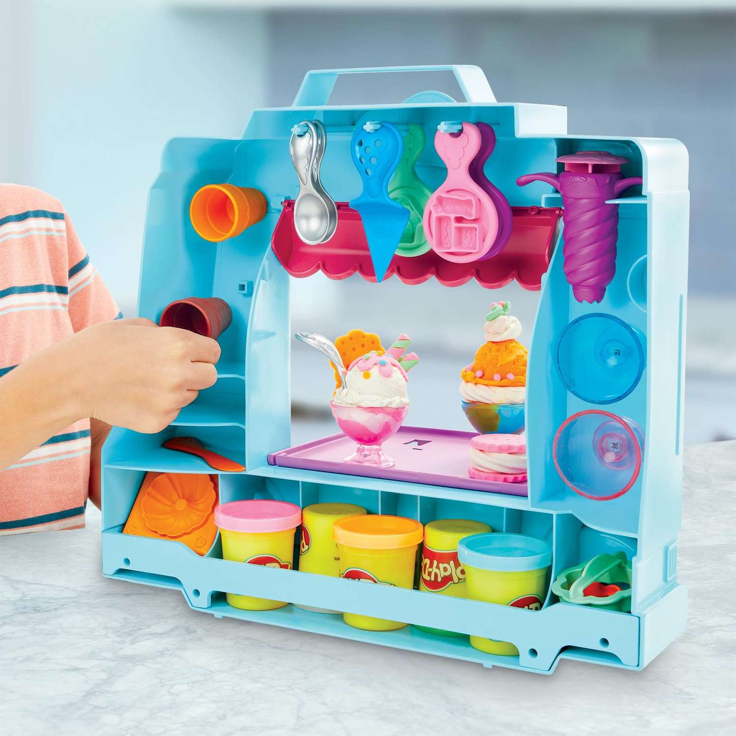 Набор игровой Play-Doh Грузовичок с мороженым F13905L0 - фото 8