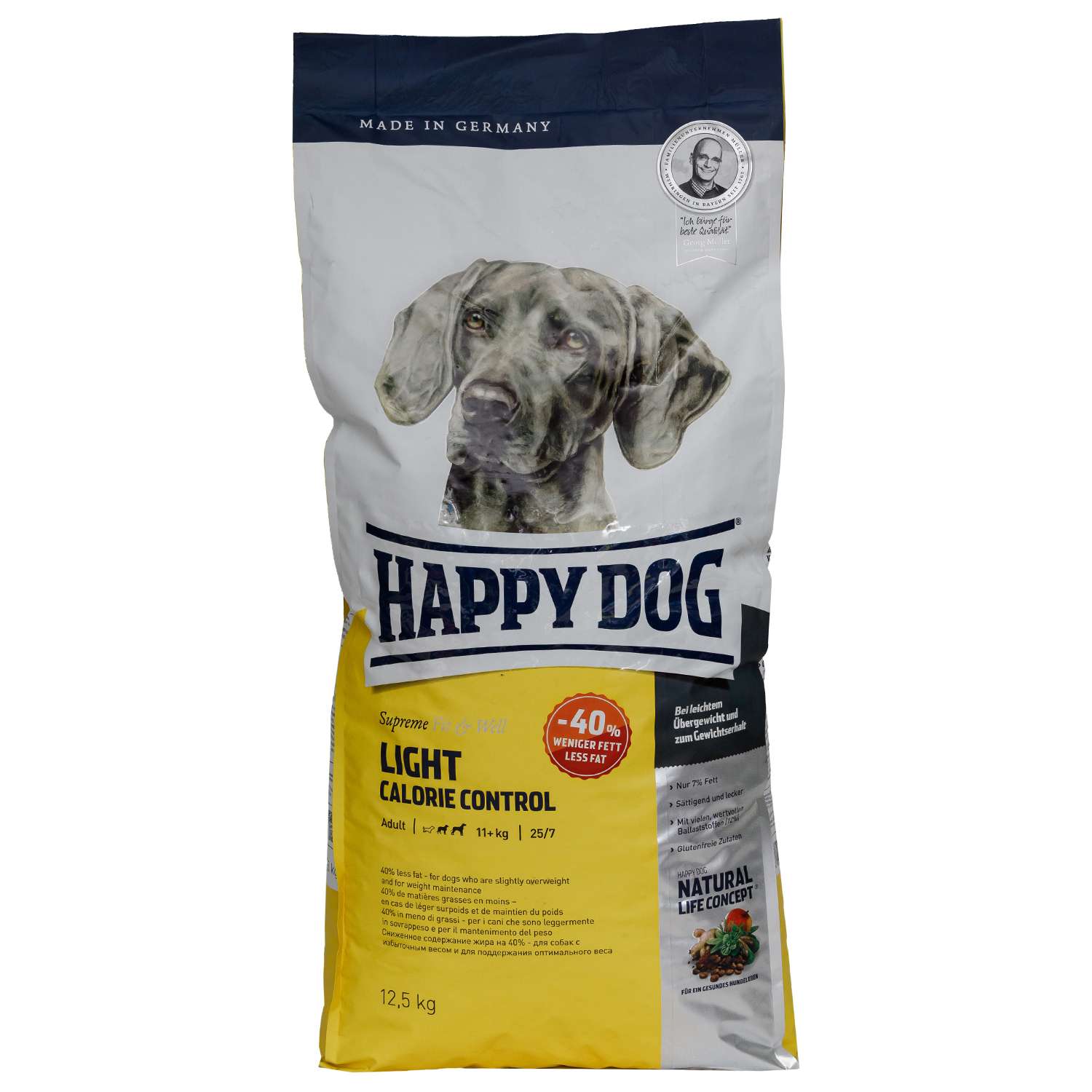 Корм для собак Happy Dog Supreme Fit and Well Лайт контроль веса 12.5кг - фото 1
