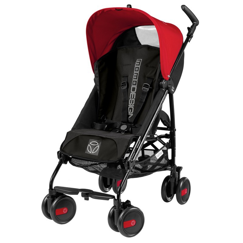 Коляска-трость Peg-Perego Pliko Mini Classico Momo Design Rosso - фото 1