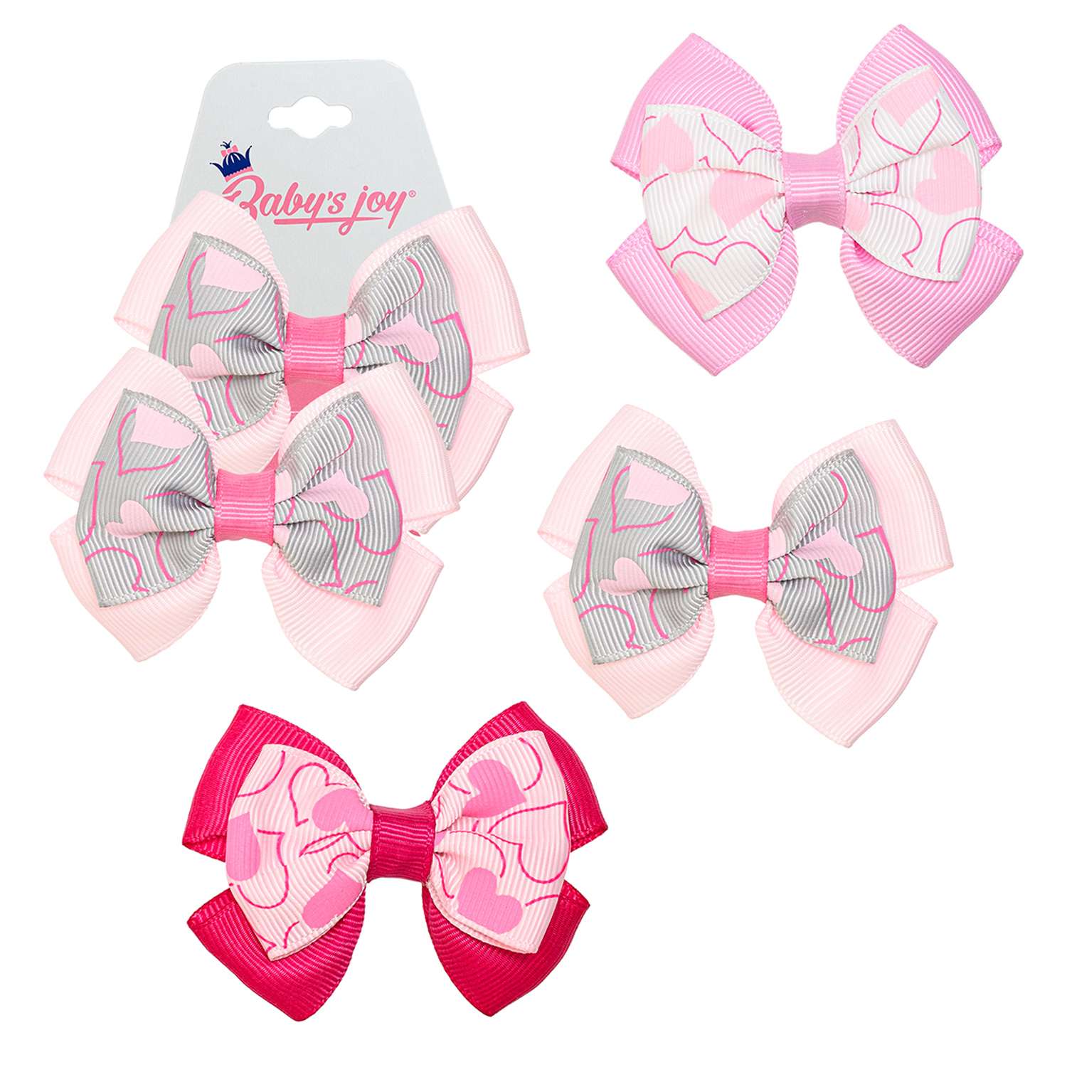 Банты Babys JOY 2шт в ассортименте BN85-2 BN85-2 - фото 1