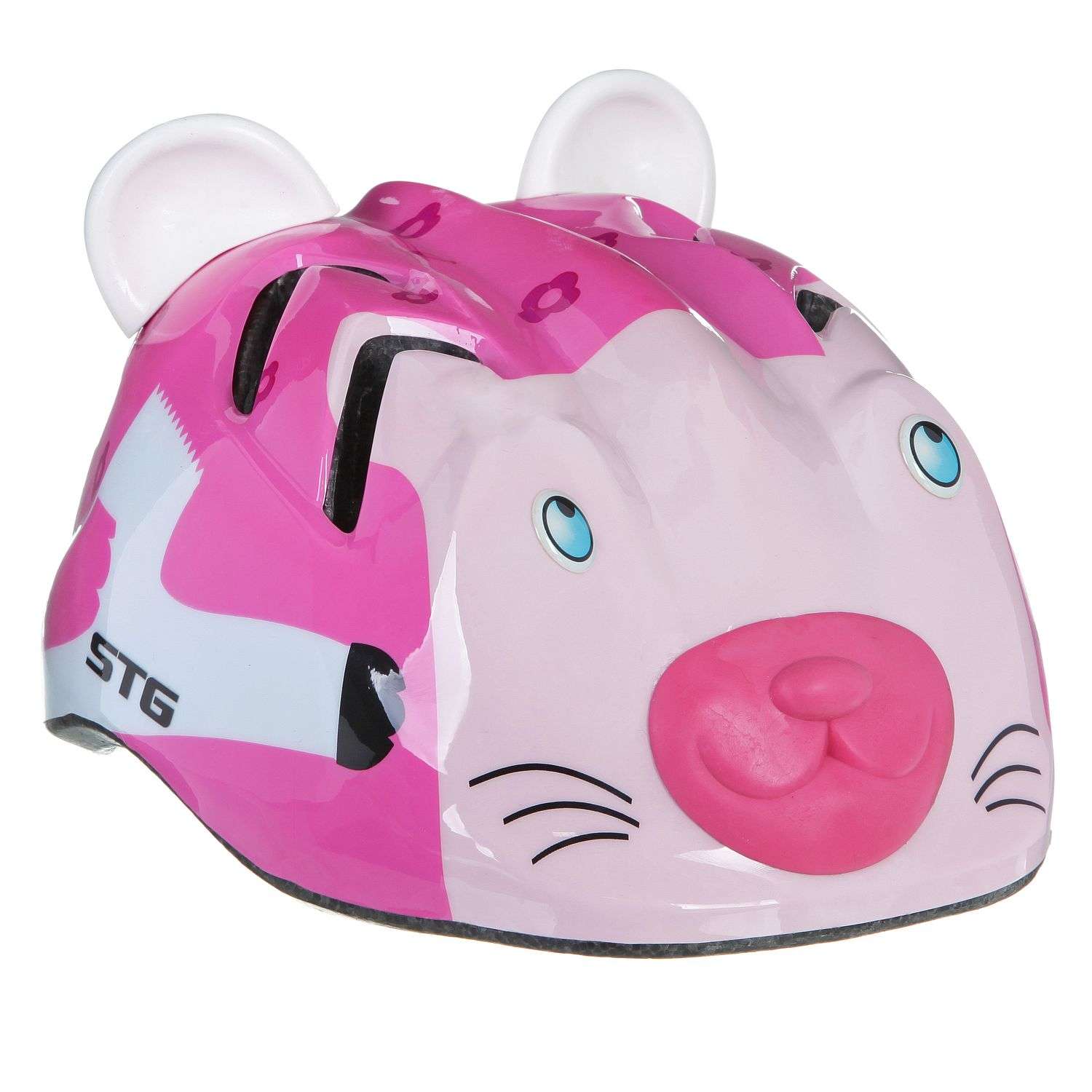 Шлем размер S 48-52см STG MV7-CAT розовый - фото 1