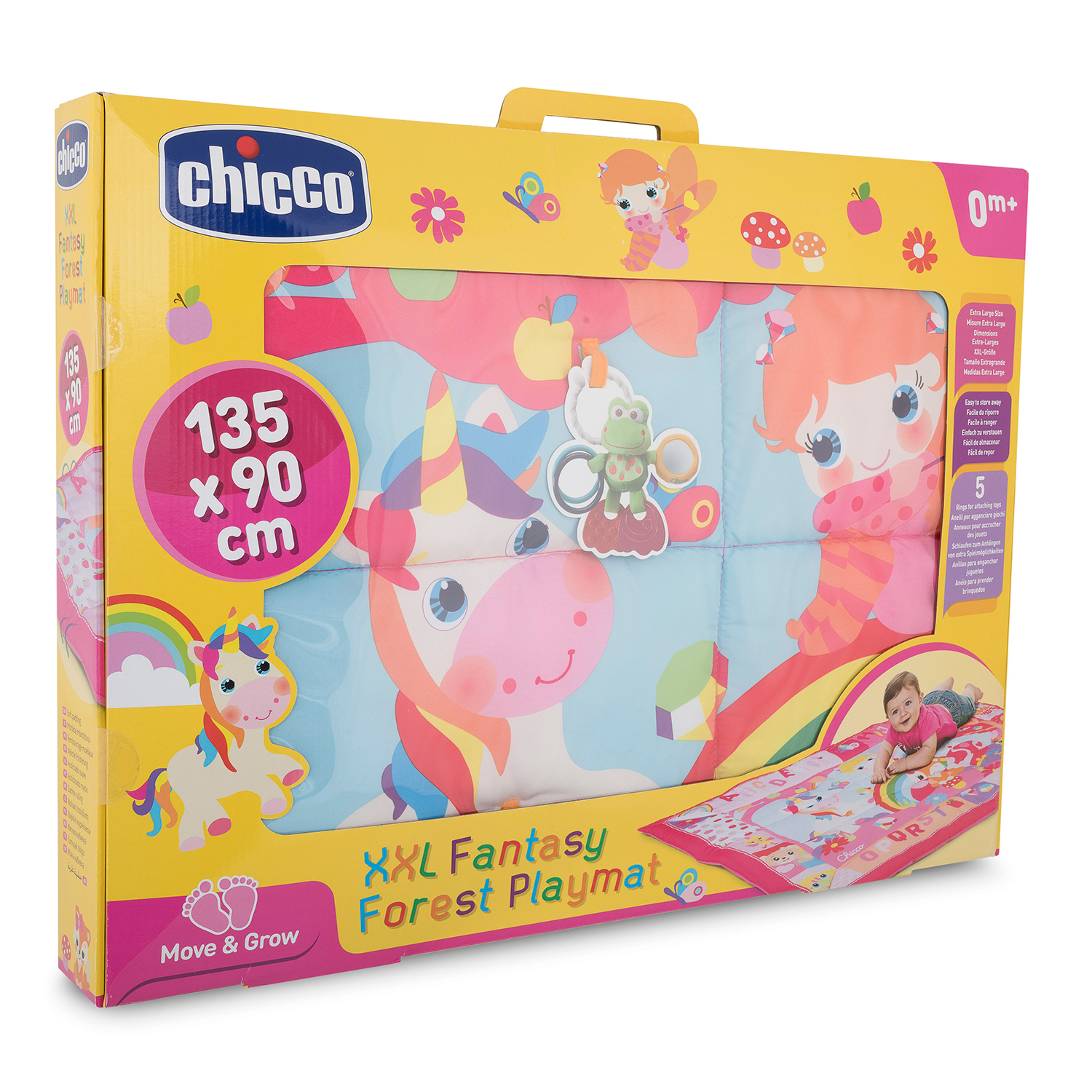 Коврик игровой Chicco Лесные друзья Розовый - фото 3