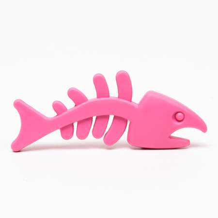 Игрушка Пижон жевательная суперпрочная «Планктон» 12.5 см розовая