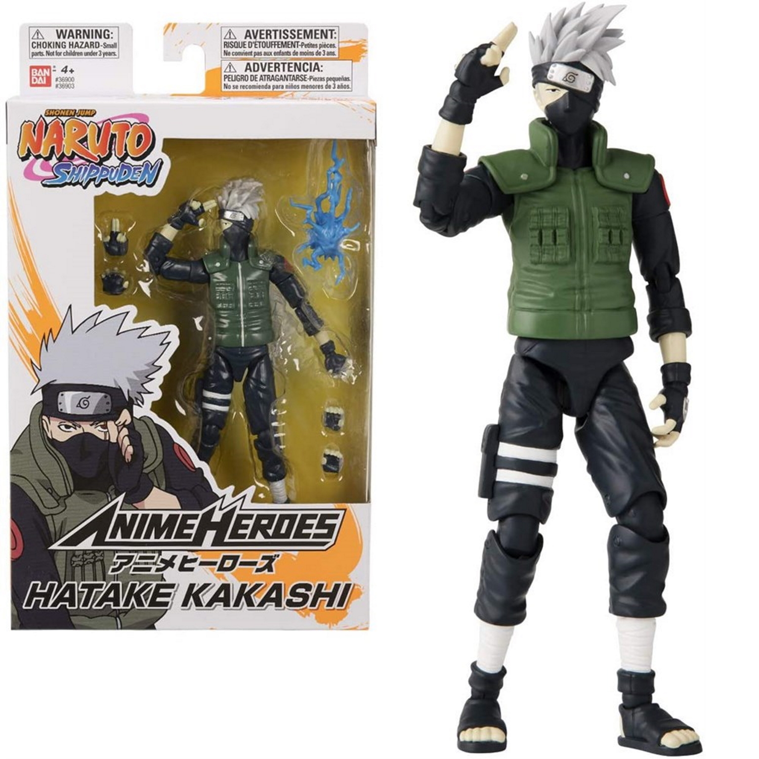 Фигурка BANDAI Хатаке Какаши из аниме Наруто купить по цене 4719 ₽ в  интернет-магазине Детский мир