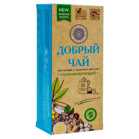 Чай Фабрика Здоровых Продуктов Добрый с травами 1.5г*25пакетиков