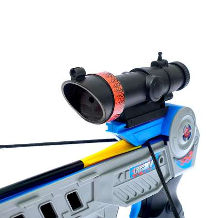 Арбалет Sima-Land «Спорт» стреляет присосками с лазерным прицелом работает от батареек