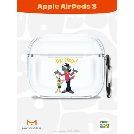 Силиконовый чехол Mcover для Apple AirPods 3 с карабином мультик Советский