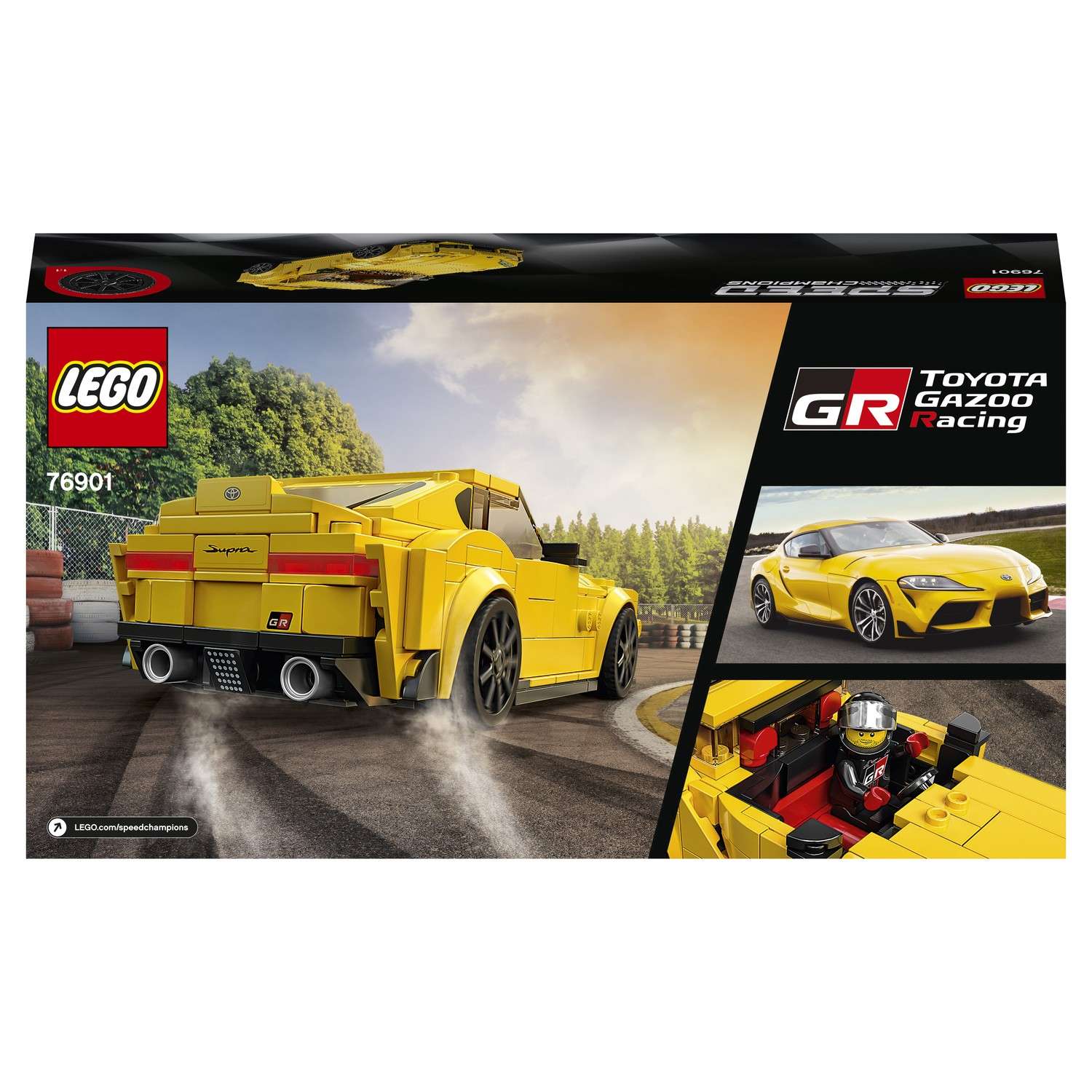 Конструктор LEGO Speed Champions Toyota GR Supra 76901 - фото 3