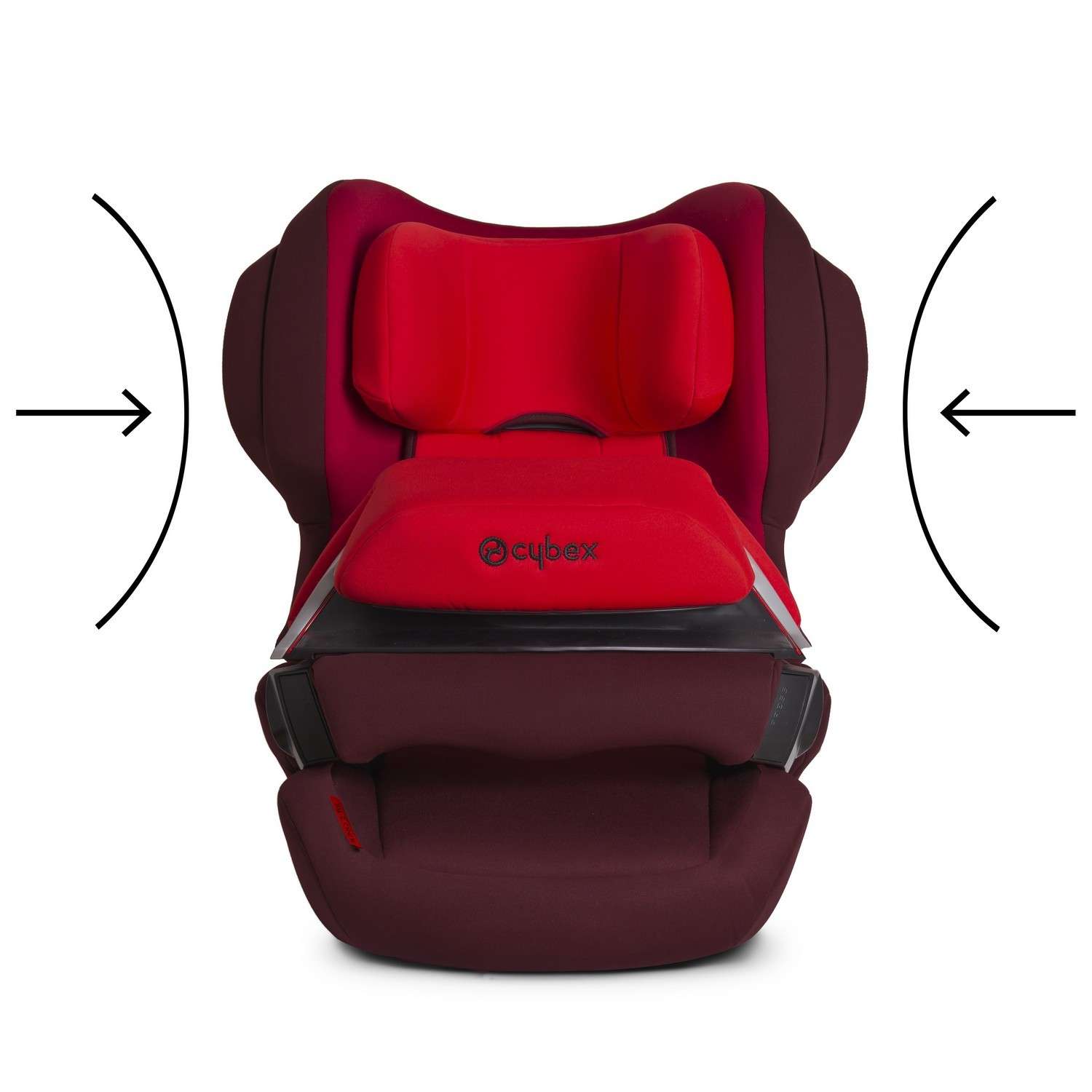 Автокресло Cybex Juno 2-Fix Rumba Red - фото 3