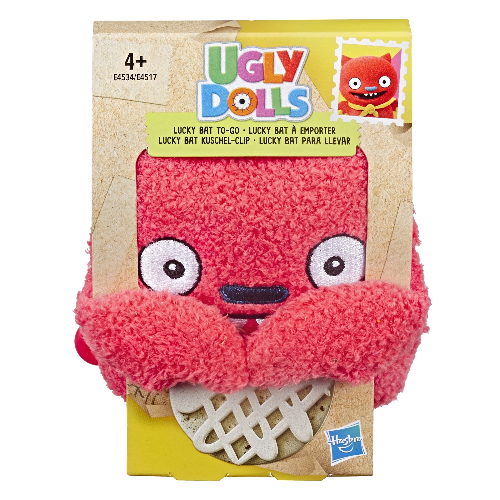 Игрушка мягкая Ugly Dolls Брелок Лаки Бэт E4534EU4 - фото 2