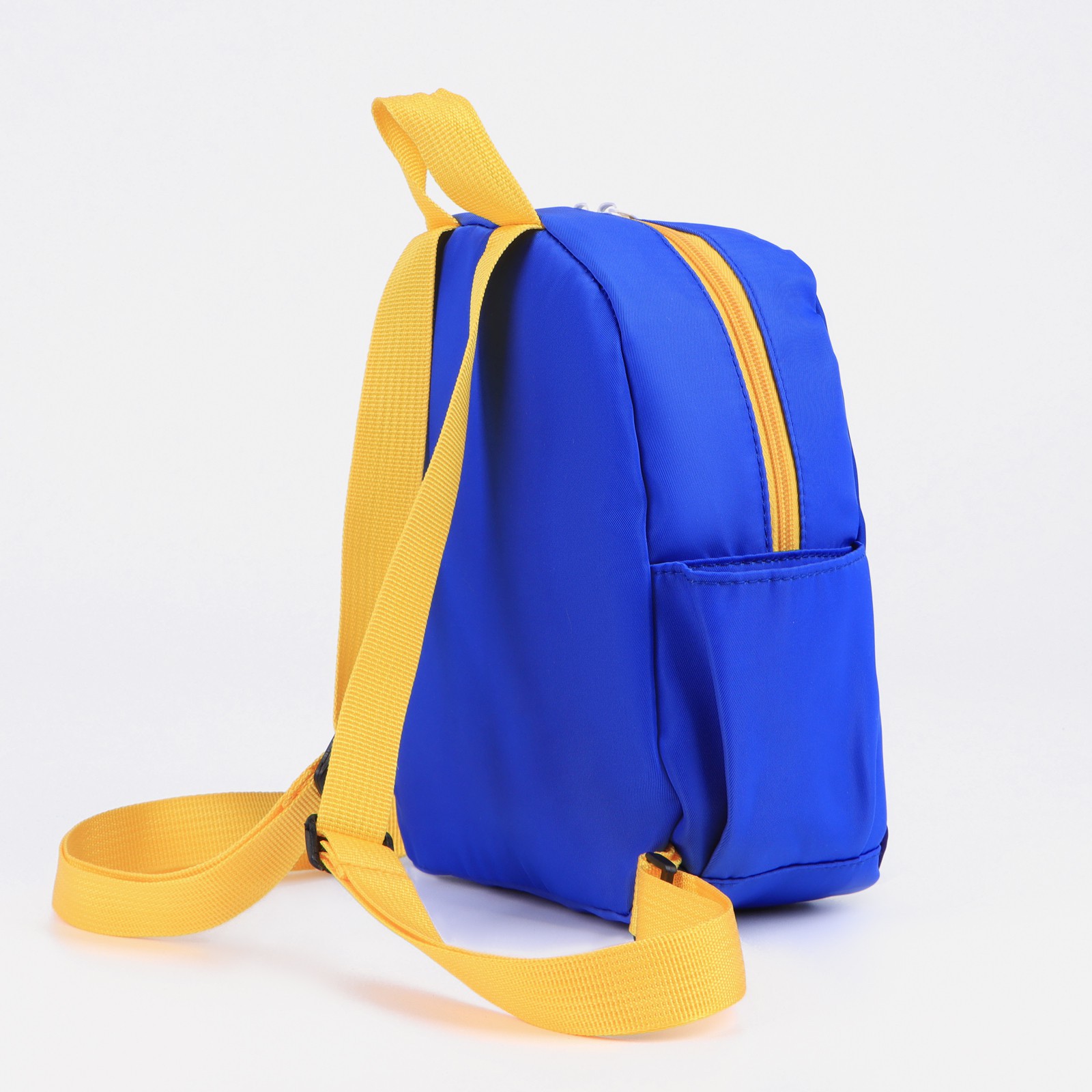 Рюкзак детский NAZAMOK отдел на молнии 2 боковых кармана цвет синий - фото 4