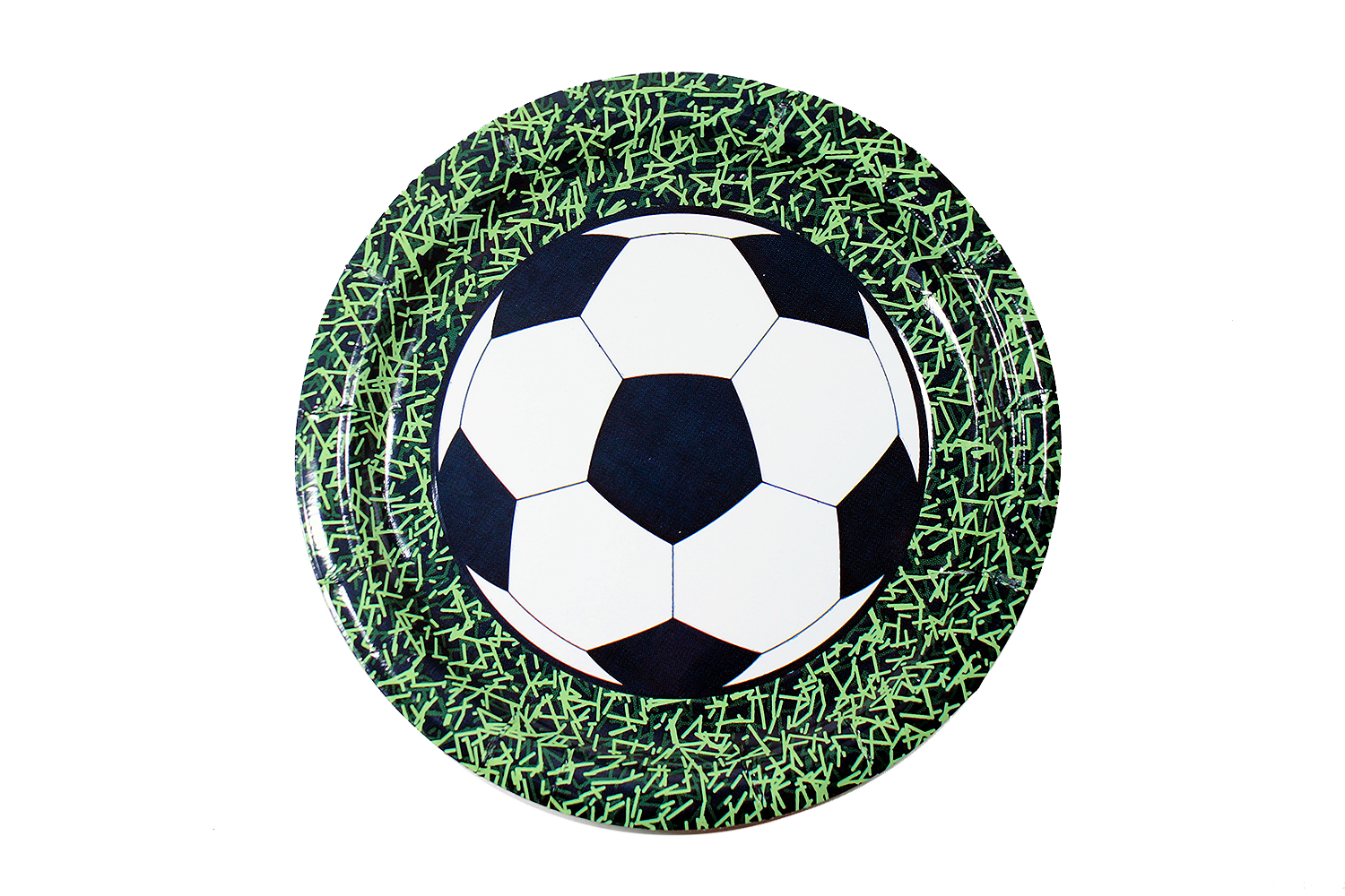 Тарелки бумажные СФЕРА Футбол 18 см 6 шт - фото 1