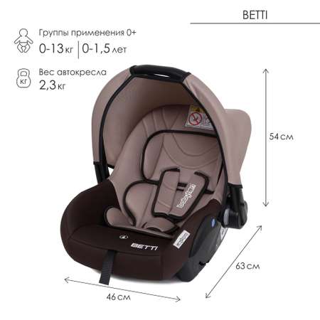 Автокресло Babyton Betti Mokko