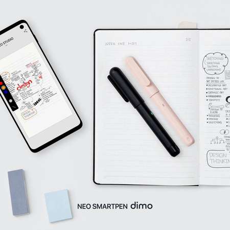 Умная ручка Neolab Neo SmartPen Dimo Pink розовый