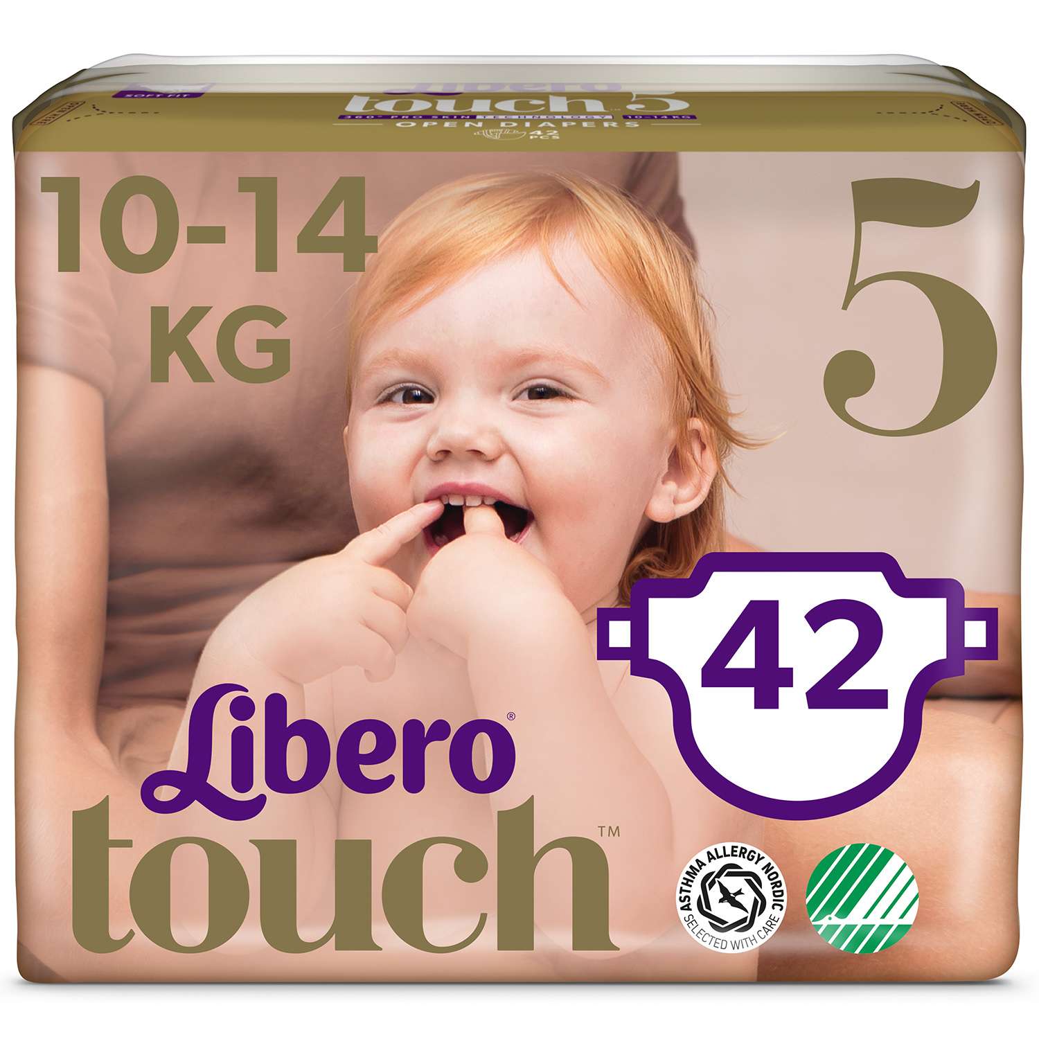 Подгузники Libero Touch 5 10-14кг 42шт - фото 1
