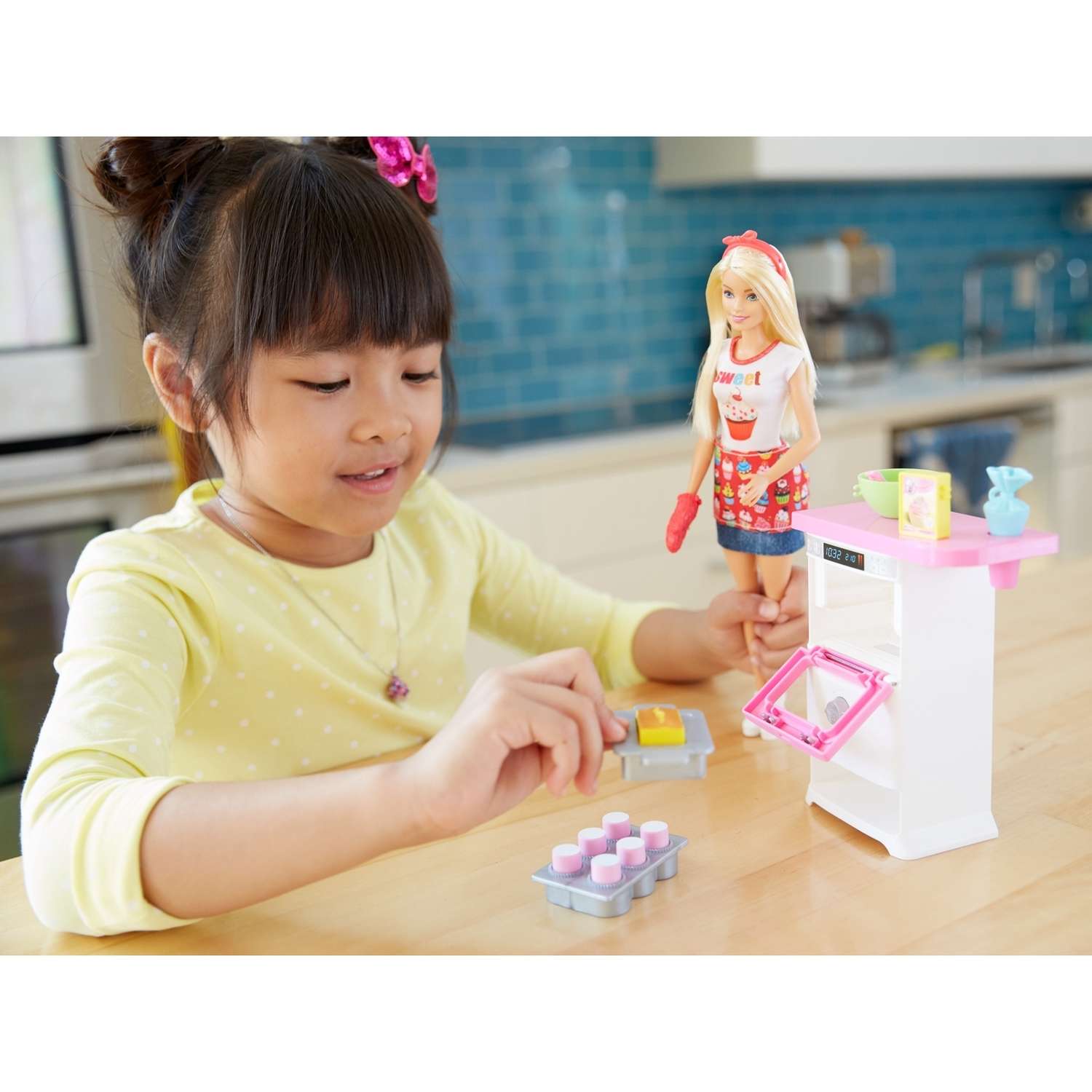 Кукла Barbie Пекарь с набором для выпечки FHP57 FHP57 - фото 18