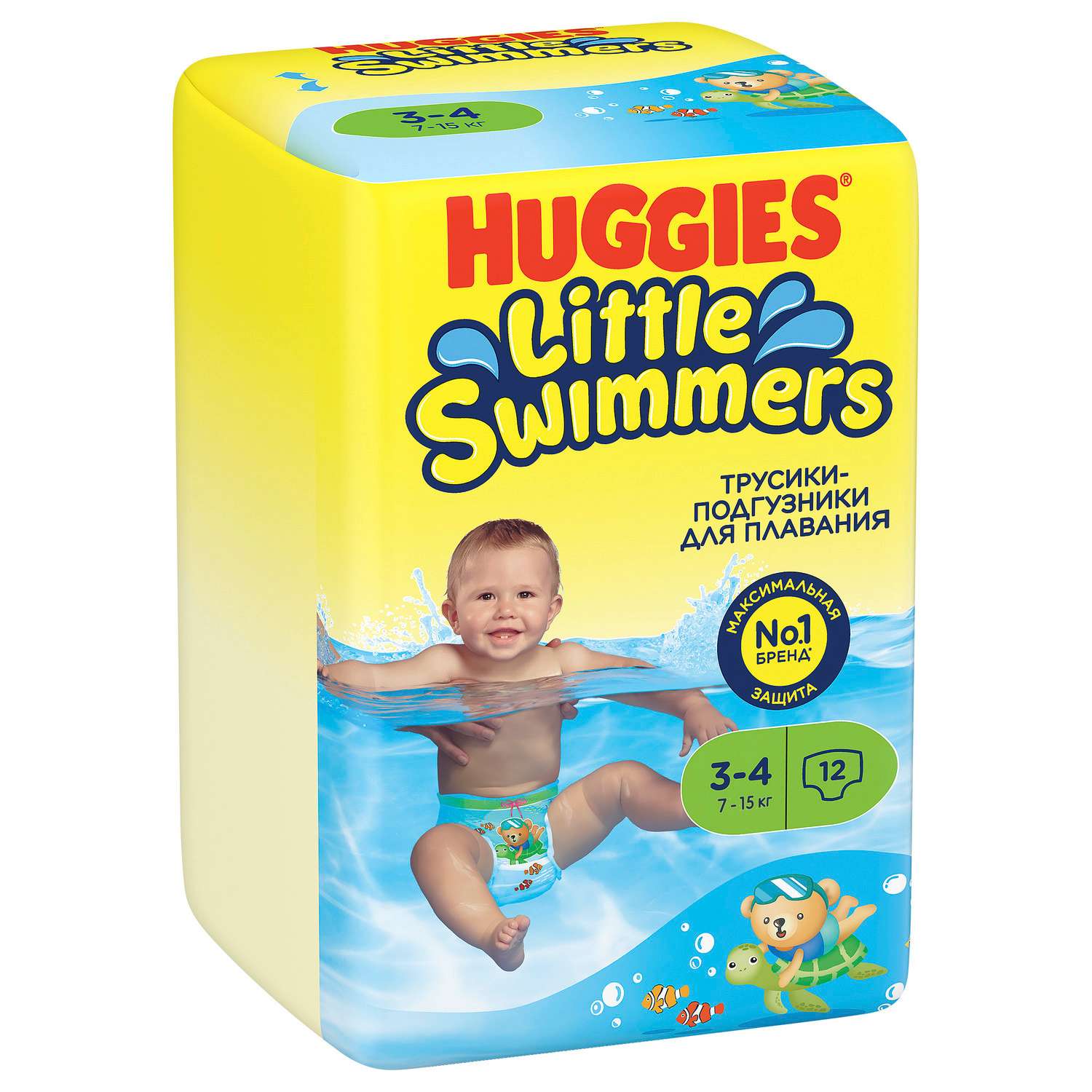 Подгузники-трусики для плавания Huggies Little Swimmers 3-4 7-15кг 12шт - фото 2