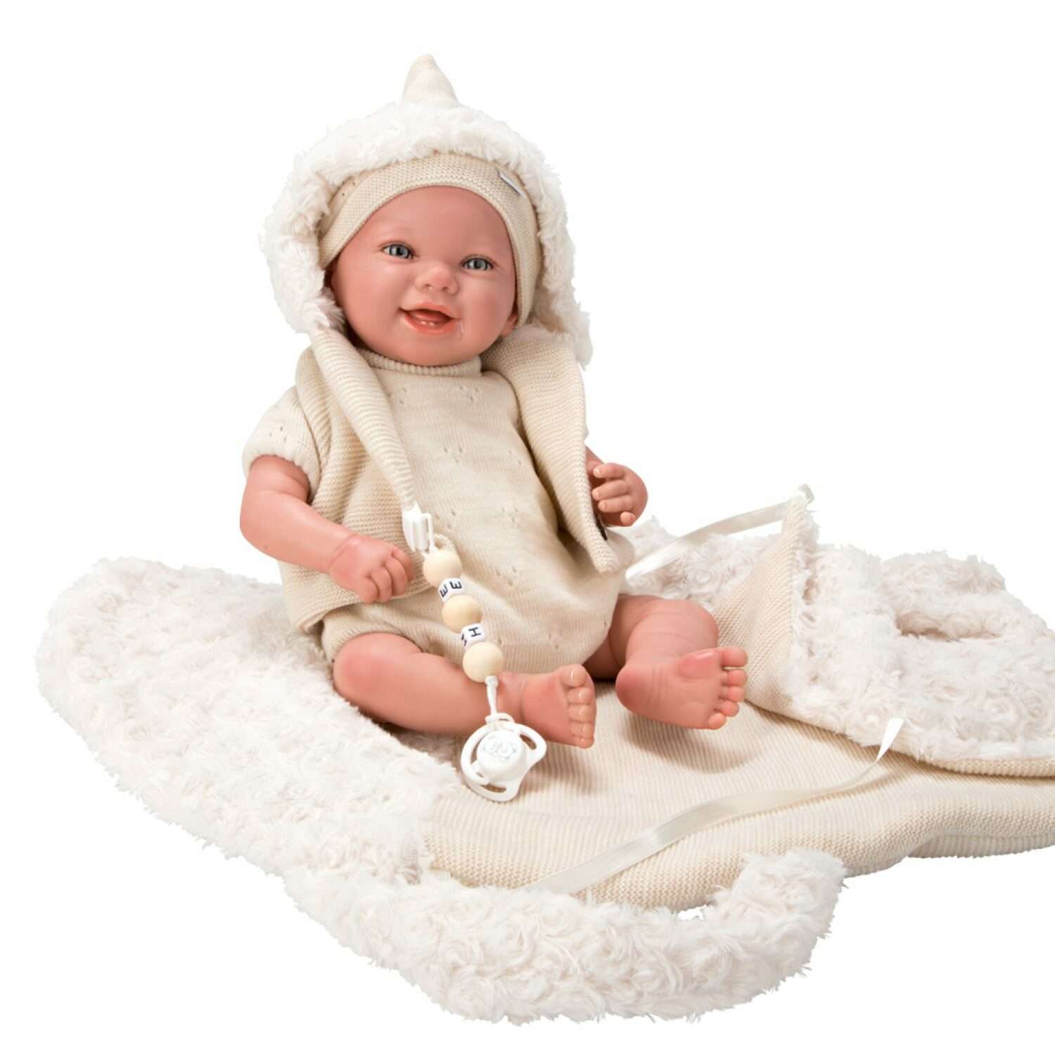 Кукла пупс Arias Reborns Diego реборн новорожденный пупс мягкий 45 см реалистичный с люлькой переноской Т22933 - фото 2