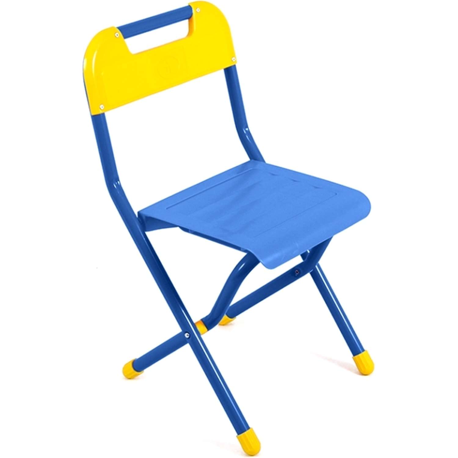 Детский стульчик InHome со спинкой складной синий - фото 6