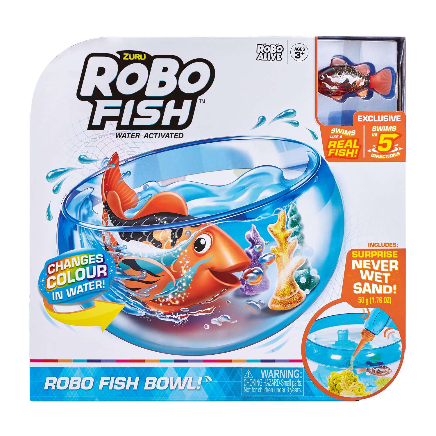 Игрушка Robo Alive Junior Рыбка в аквариуме 7126 ROBO ALIVE JUNIOR - фото 1