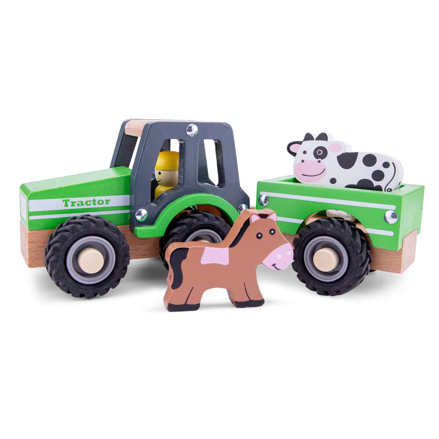 Набор New Classic Toys Трактор с прицепом для перевозки животных 11941 11941 - фото 3