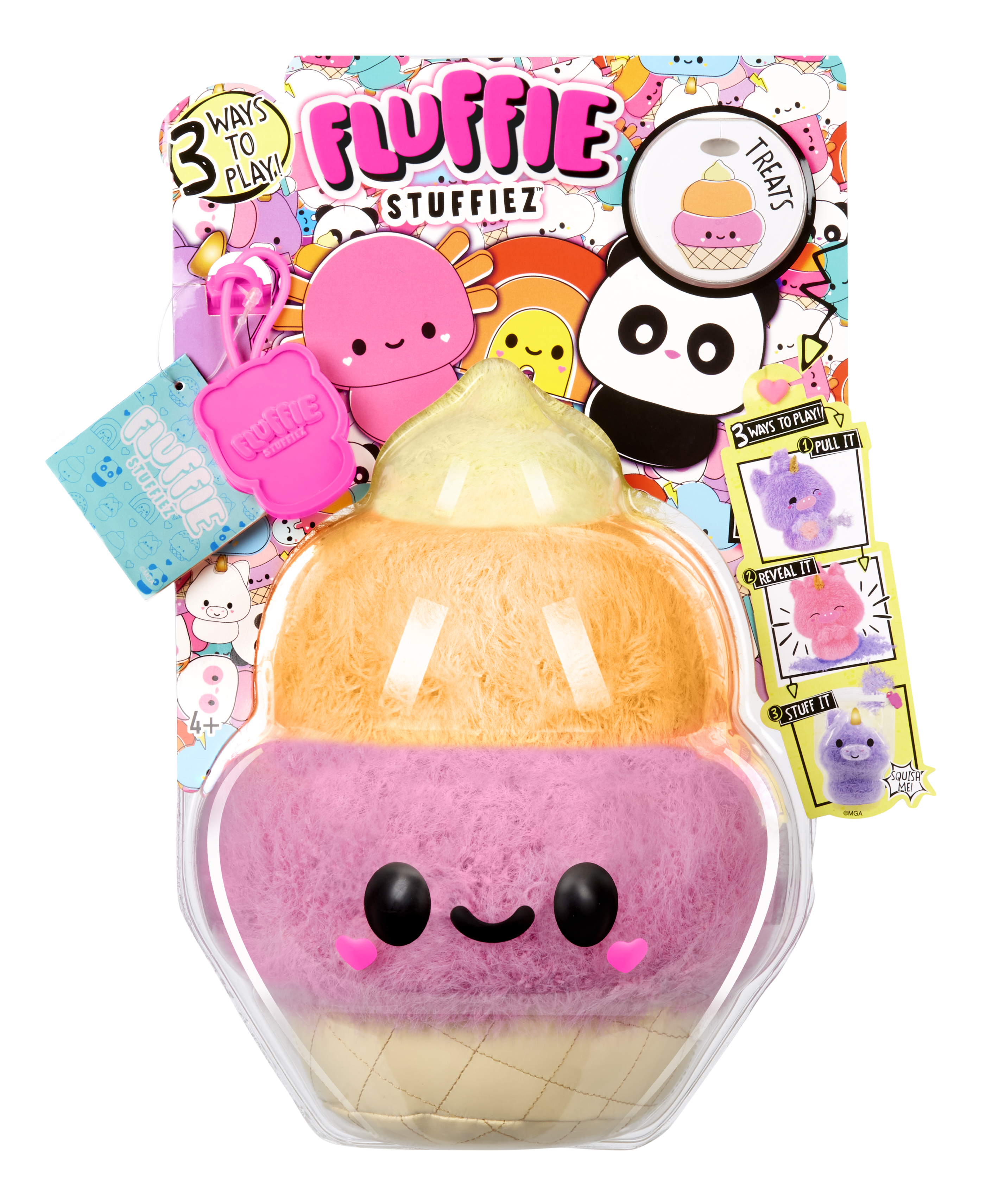 Игрушка мягкая Fluffie Stuffiez Мороженое 594192EUC - фото 1