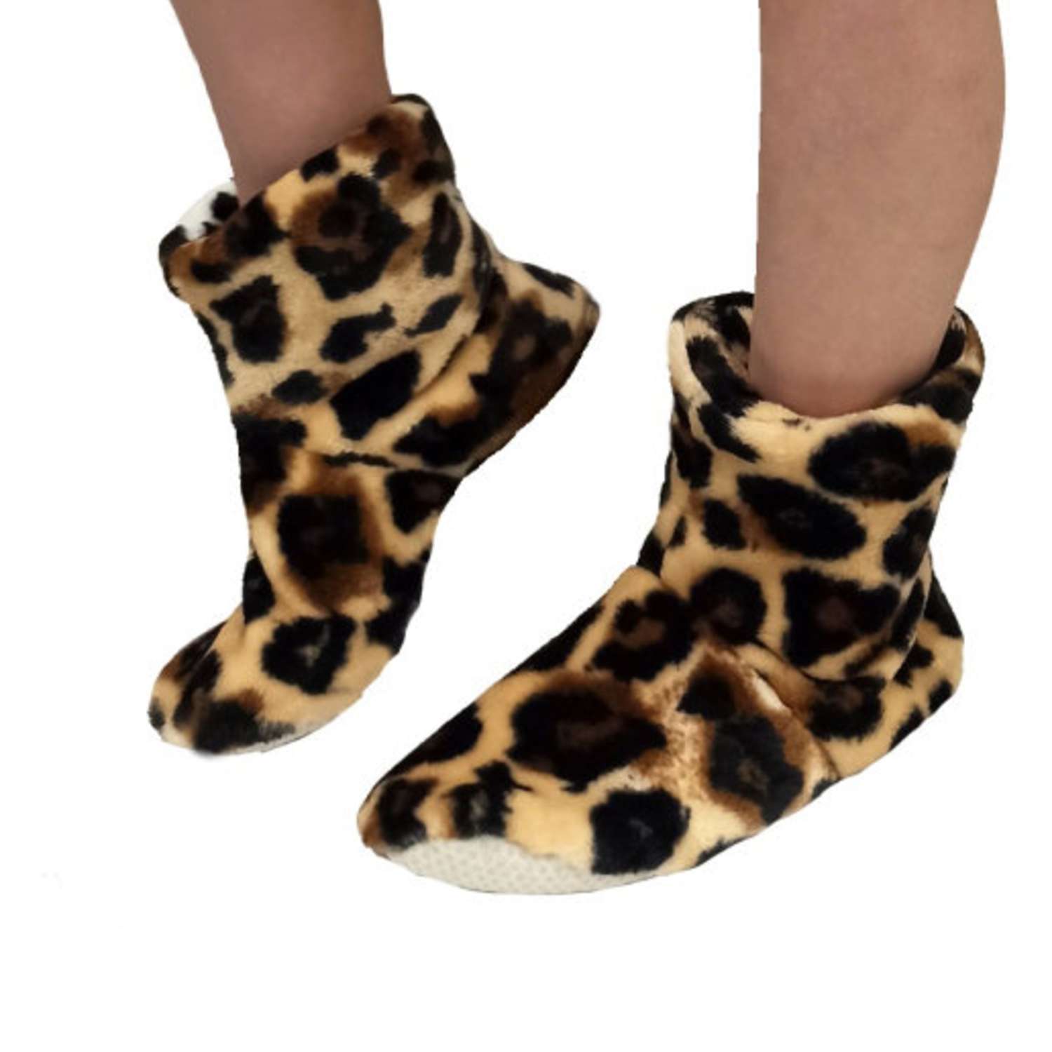 Тапочки домашние детские IVShoes Сапожки(д)-МР/леопард/темный - фото 2