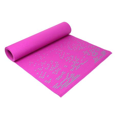 Коврик для йоги и фитнеса Espado PVC 173*61*0.5 см розовый(принт) ES2125