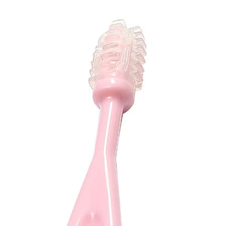 Набор зубных щеточек Babyono 3 шт Розовый 550