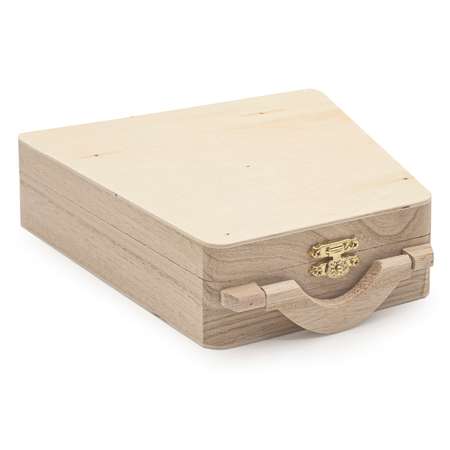 Шкатулка Astra&Craft деревянная Трапеция 18х16х5 см
