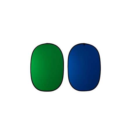 Фон RAYLAB складной rf 12 хромакей муслиновый зеленый и синий