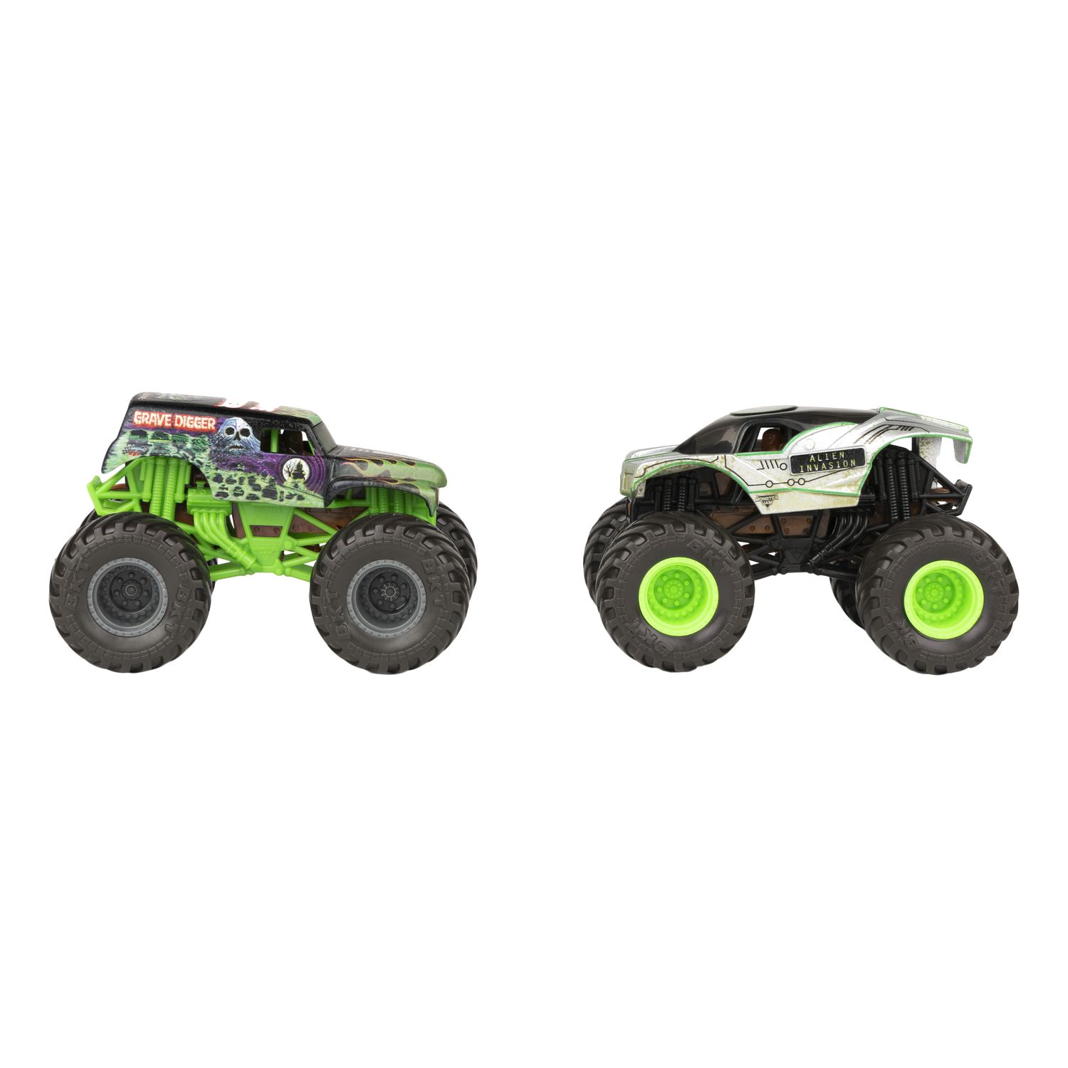 Автомобиль Monster Jam Grv Digr V AlienInvasn 1:64 6044943 - фото 4