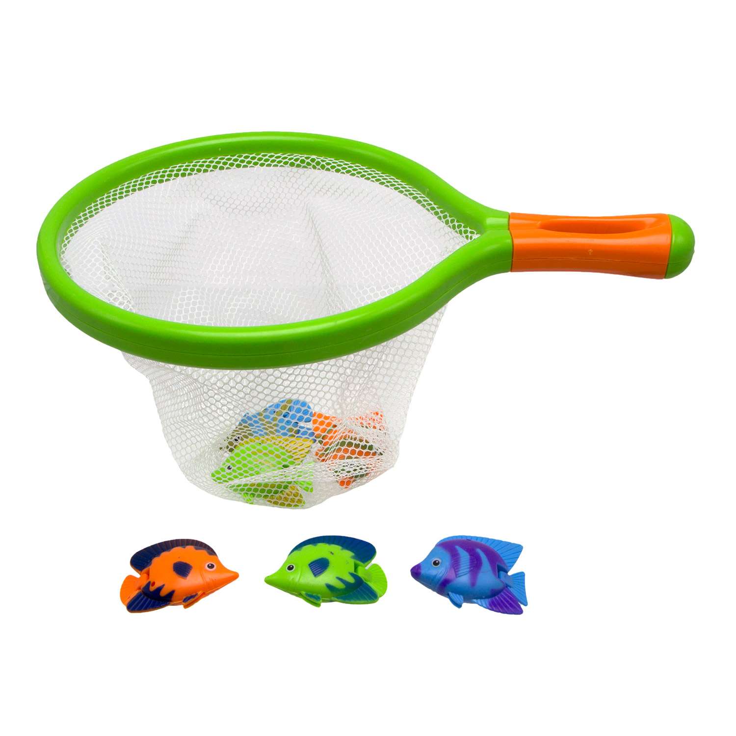 Игрушка для купания S+S Рыбалка сачок и рыбки - фото 1