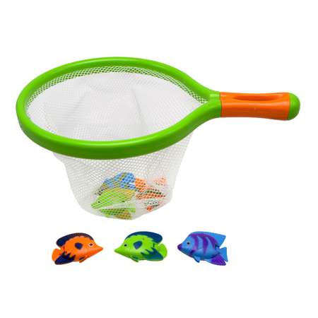 Игрушка для купания S+S Рыбалка сачок и рыбки