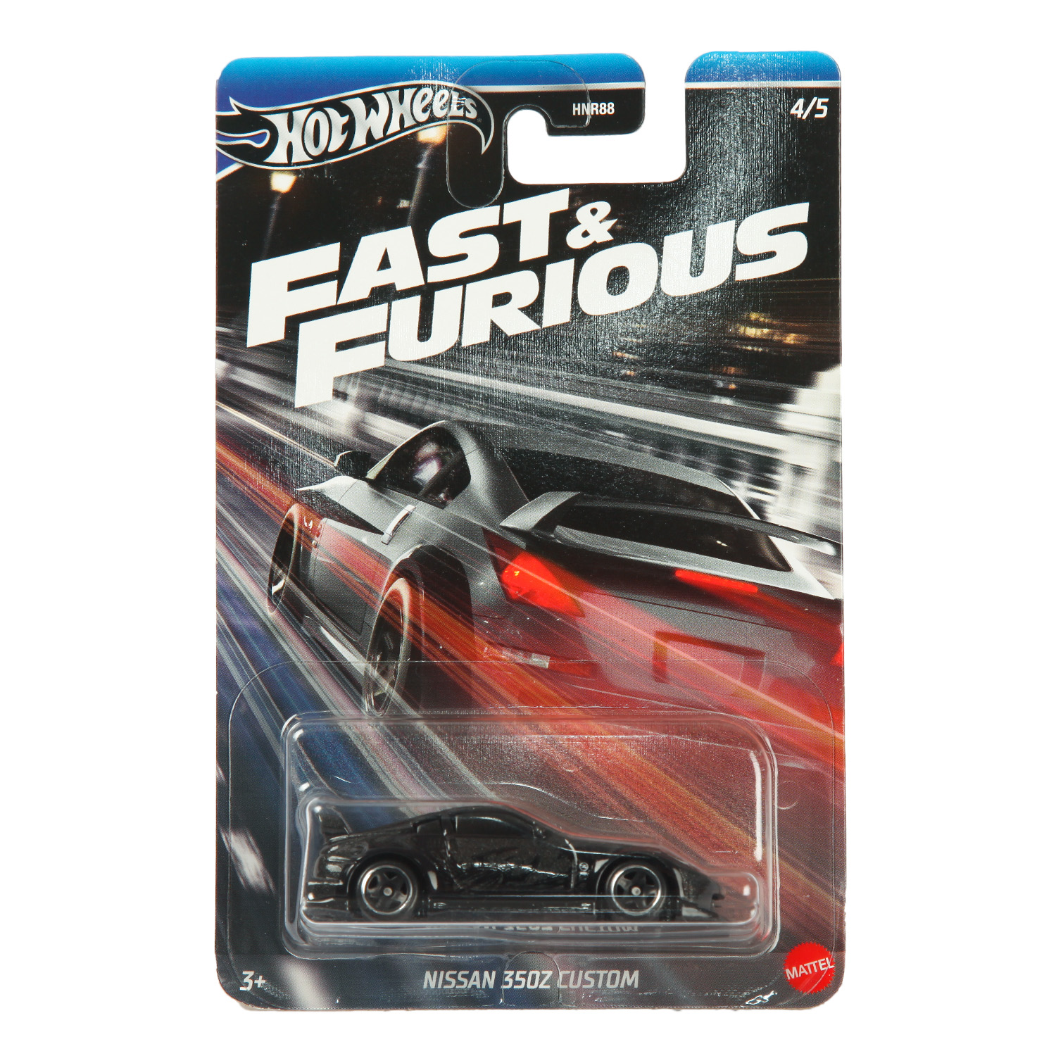 Автомобиль Hot Wheels Fast and Furious 1:64 черный HNR88 - фото 7