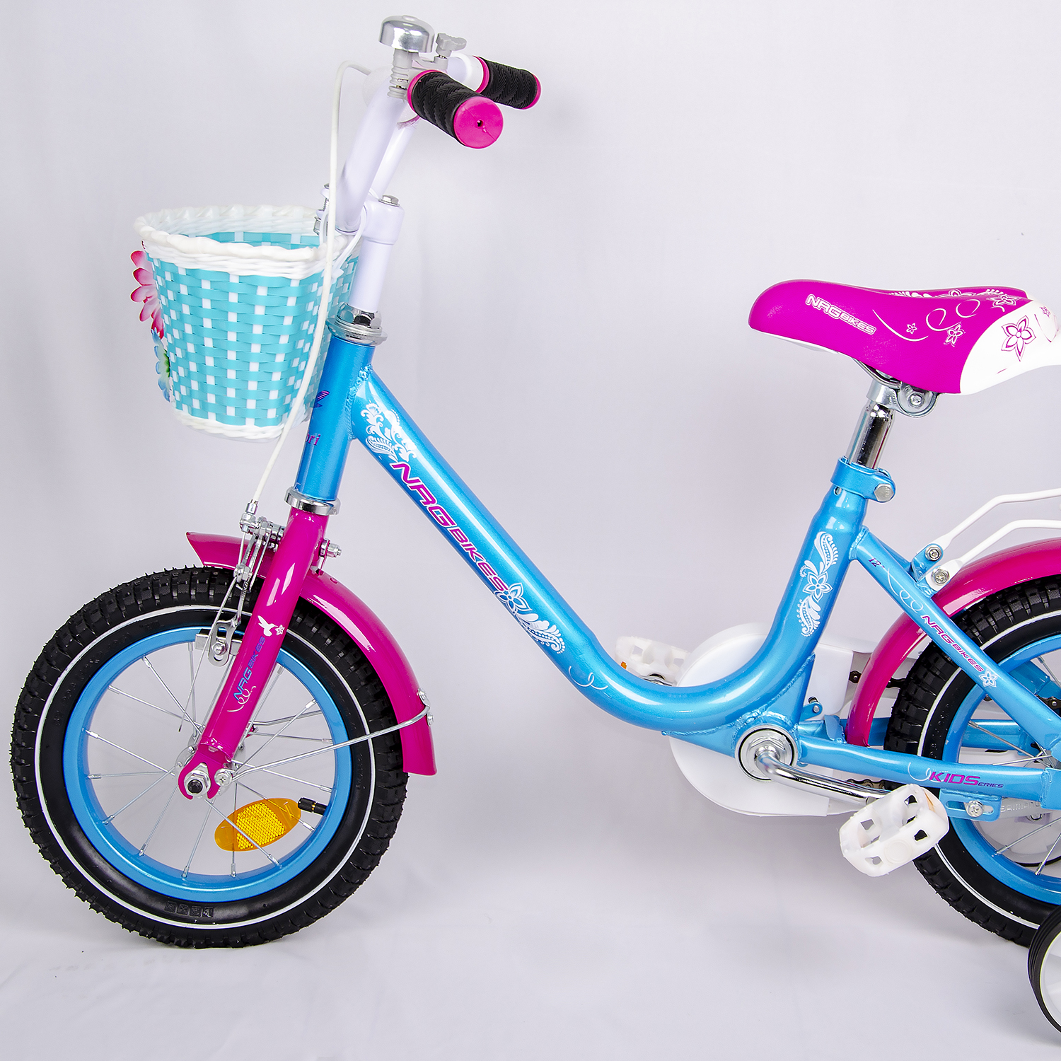 Велосипед NRG BIKES COLIBRI 12 mint-pink - фото 2