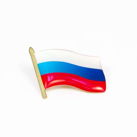 Значок заливка смолой Символик Флаг Российской Федерации