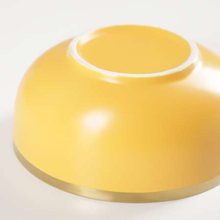 Салатник Sima-Land керамический «Акварель» 1 л 18×7 см цвет жёлтый