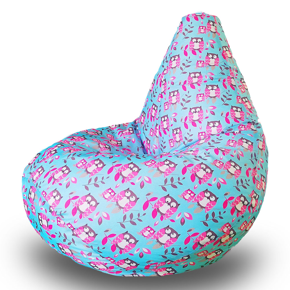 Кресло-мешок груша Bean Joy размер XL оксфорд принт - фото 1