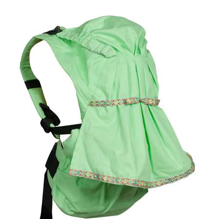 Слинг-рюкзак Чудо-чадо «Дочкомобиль» зеленый