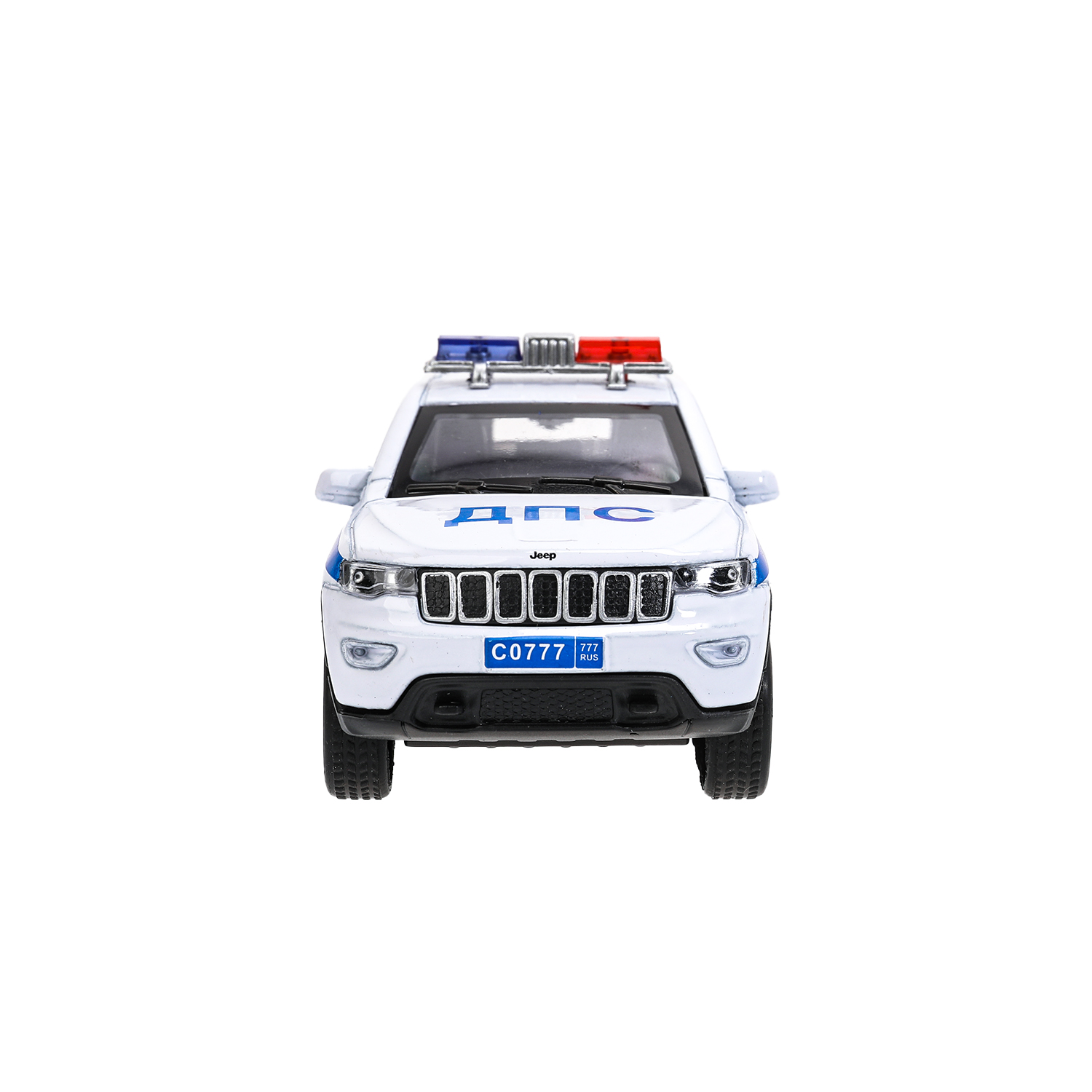 Полицейская машина Технопарк Jeep Grand Cherokee белый 378272 - фото 6