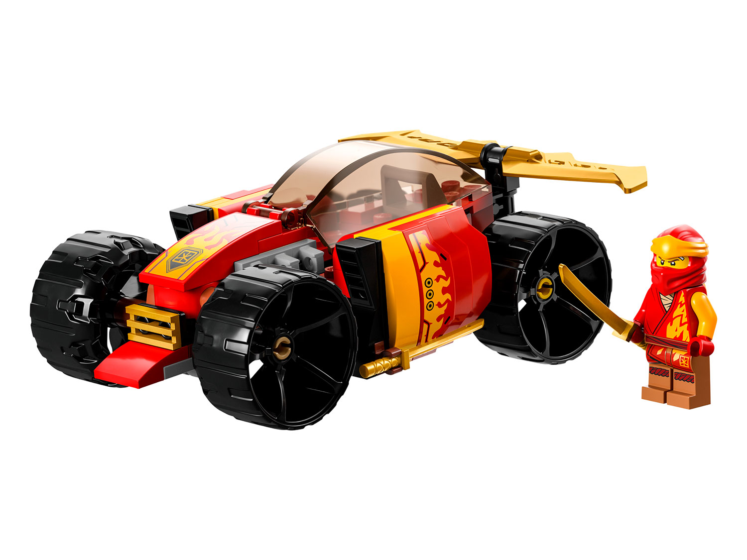 Конструктор детский LEGO Ninjago Гоночный автомобиль ЭВО Кая 71780 - фото 2