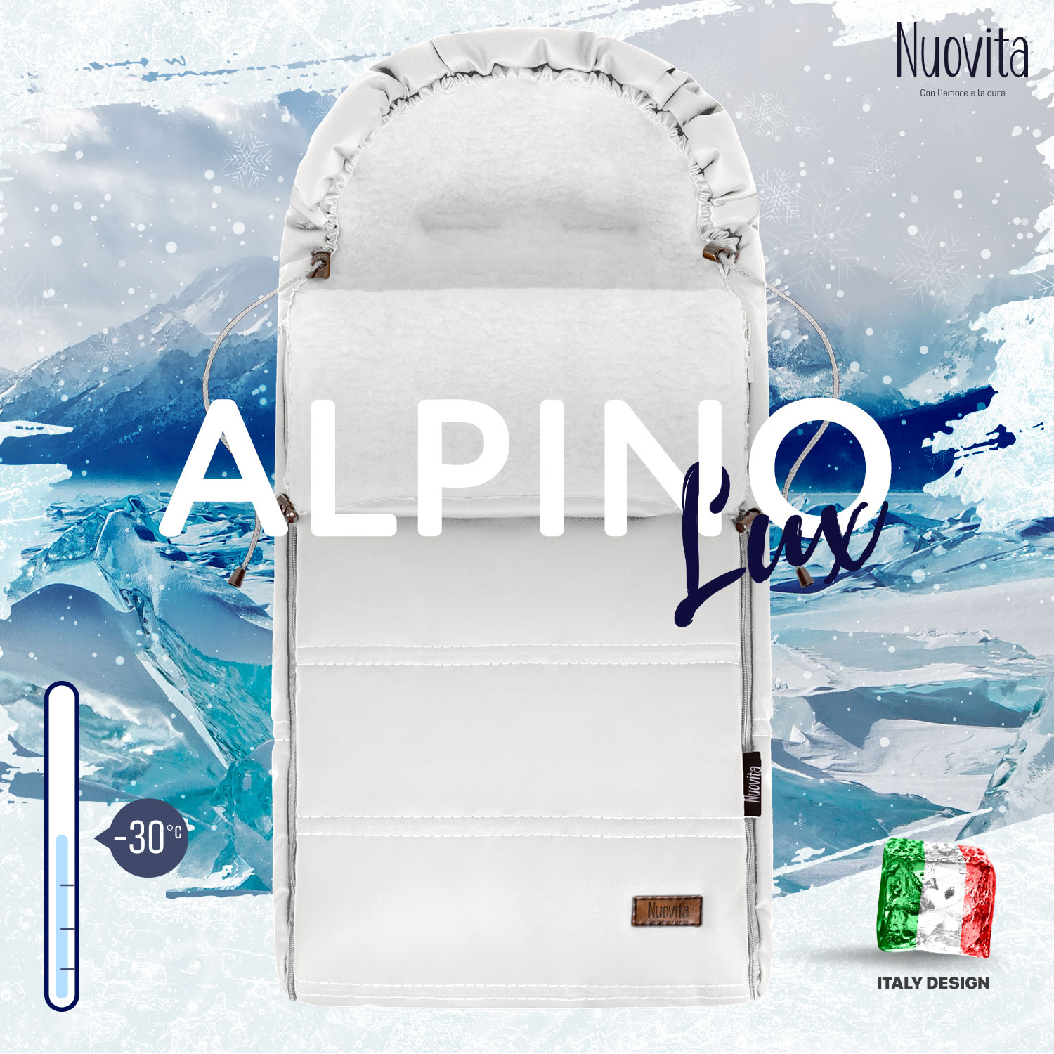 Конверт Nuovita Alpino Lux Bianco Белый - фото 4