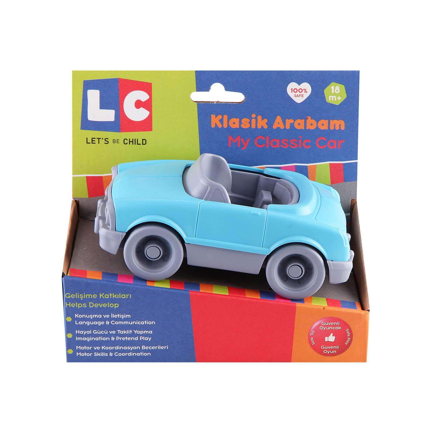 Классический автомобиль Let s Be Child Машинка цвет голубой LC-30780-GO - фото 4